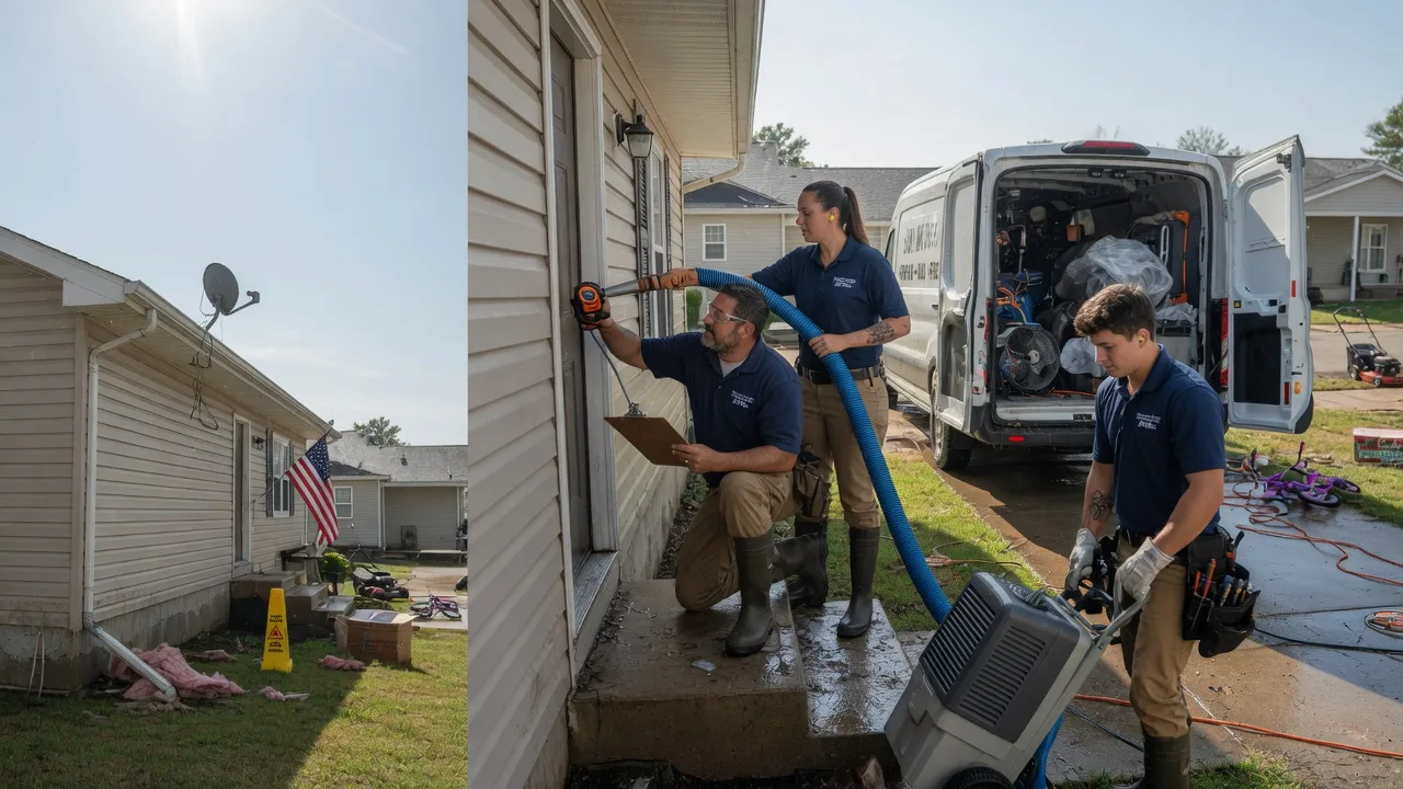 Ceiling Water Damage Restoration in Dalbo, MN near me
